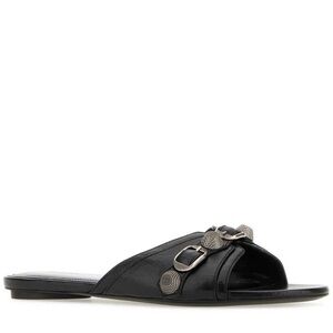 Balenciaga Cagole Open-Toe Slippers Size 39